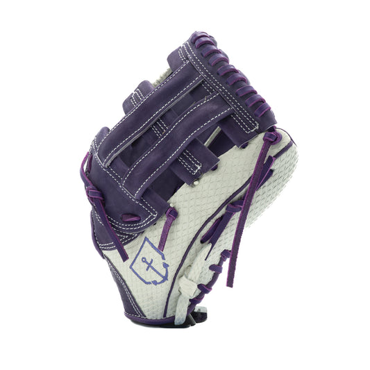 12.5" Single Welting Purple Snakeskin Infield / Outfield H-Web