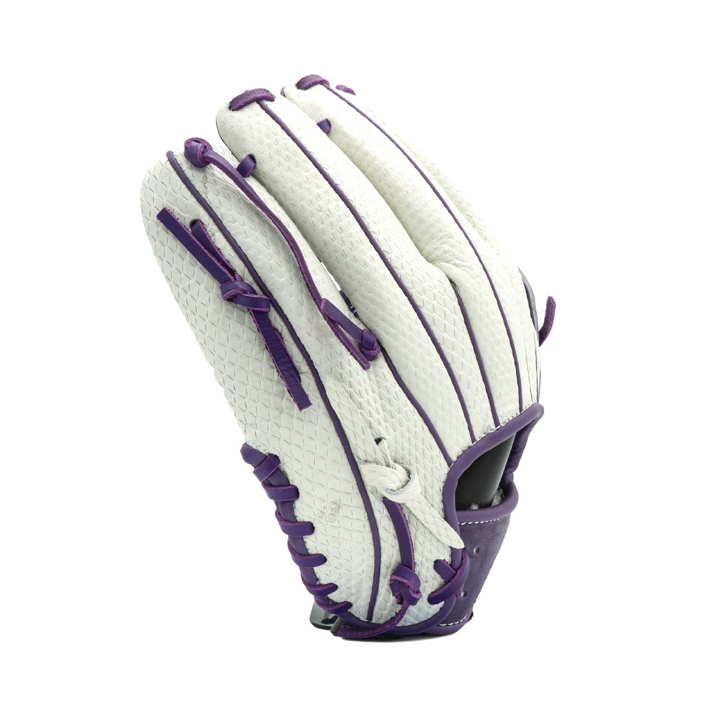 12.5" Single Welting Purple Snakeskin Infield / Outfield H-Web