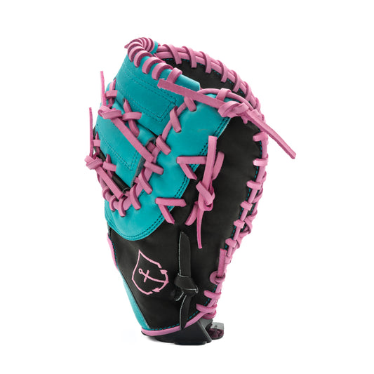 12" Black Cotton Candy First Base Mitt