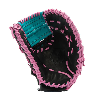 12" Black Cotton Candy First Base Mitt
