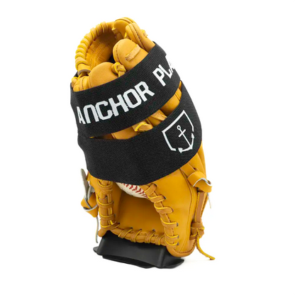 Anchor Plate Baseball Glove Wrap Black