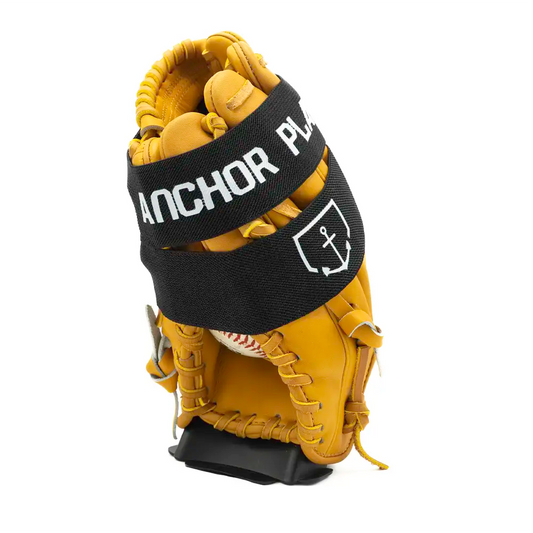 Anchor Plate Baseball Glove Wrap Black