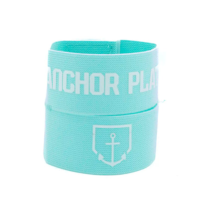 Anchor Plate Baseball Glove Wrap Mint Blue