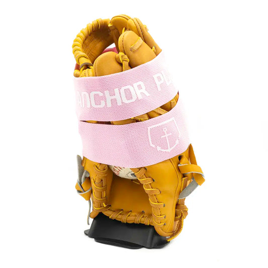 Anchor Plate Baseball Glove Wrap Pink