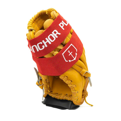 Anchor Plate Baseball Glove Wrap Red